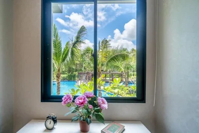 Apartamento de un dormitorio con vistas a la piscina — The Title Residencies Naiyang Beach